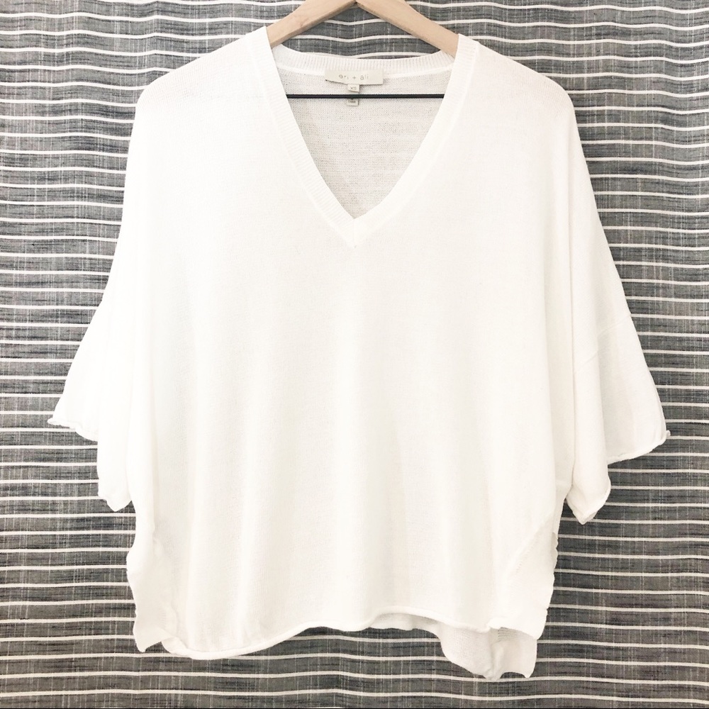 Anthropologie | Eri & Ali | Flowy Summer Sweater